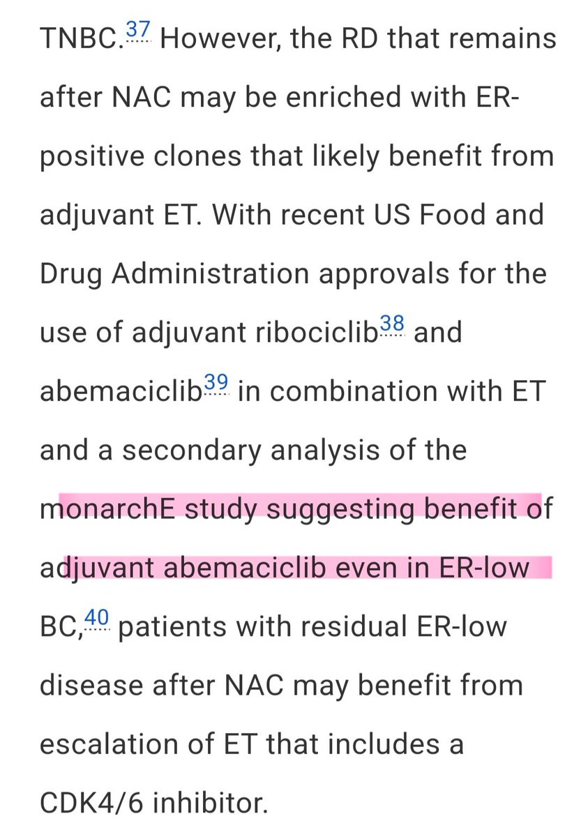 dr_yakupergun's tweet image. The study, previously presented at #ASCO24 and now published in @JCO_ASCO, based on the analysis of patients from the NCDB database, showed that omitting adjuvant endocrine therapy in ER-low tumors was associated with worse OS.

In the discussion section of the article, the…
