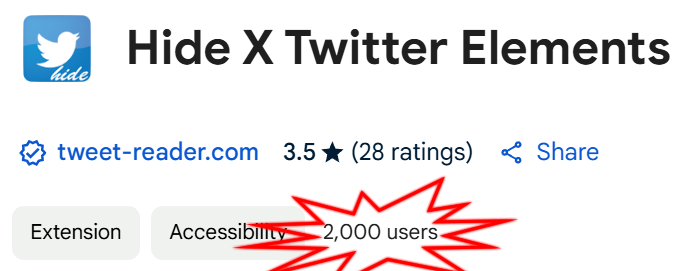 HotChaiLLC's tweet photo. Thank you for 2,000 downloads!
If you use X/Twitter on Windows, please give it a try.
2,000ダウンロードありがとう！
ウィンドウズで、エックス／ツイッターを見てる人は、是非一度、使ってみて下さい。
https://t.co/QAmEvDf229 https://t.co/J3KSqe5oSR