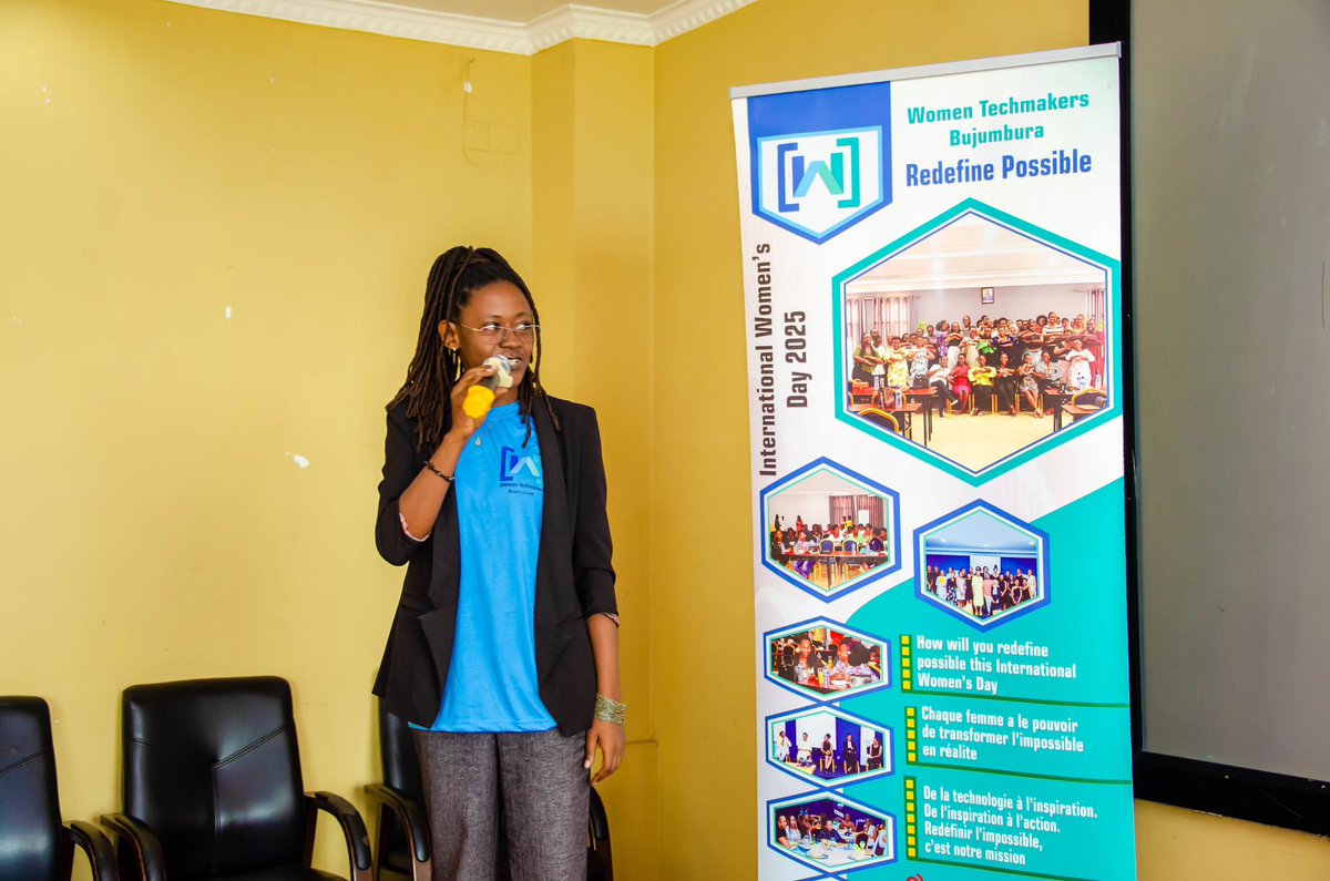 A lineup of voices that inspire, empower, and redefine possible🥰👌

#IWD2025 #WomenTechmakers #RedefinePossible 
#wtmbujumbura #WTMBujumbura
