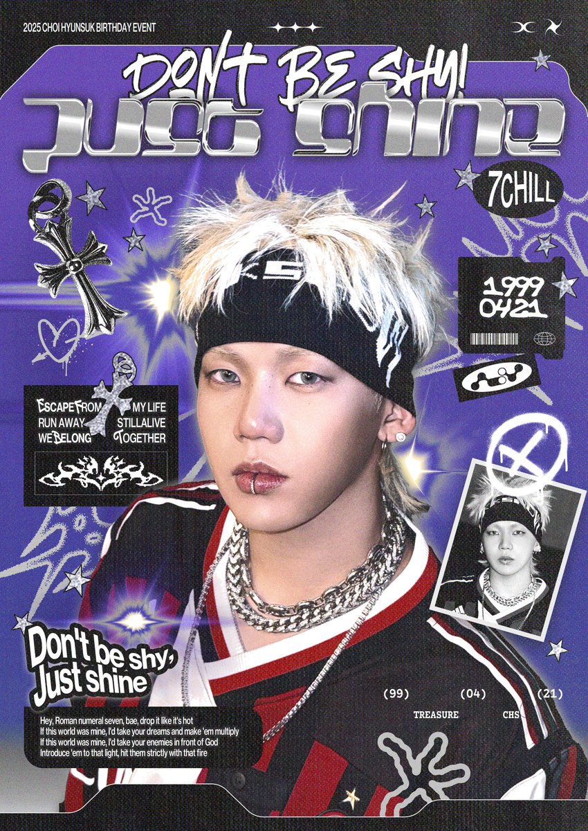 forchill421's tweet photo. 𝟤𝟢𝟤𝟧 𝟩𝖢𝖧𝖨𝖫𝖫 𝖡𝖨𝖱𝖳𝖧𝖣𝖠𝖸 𝖢𝖠𝖥𝖤 𝖤𝖵𝖤𝖭𝖳 

⊹ ˚ ˖ ࣪ ׅ ⋆ ⊹ ˚ ˖ ࣪ ׅ ⋆ ⊹ ˚ ˖ ࣪ ׅ ⋆

𝑫𝒐𝒏'𝒃𝒆 𝒔𝒉𝒚, 𝑱𝑼𝑺𝑻 𝑺𝑯𝑰𝑵𝑬

⊹ 𝟤𝟢𝟤𝟧.𝟢𝟦.𝟣𝟫-𝟤𝟢
⊹ 𝖼𝖺𝖿𝖾 𝖤𝖮𝖣

#JUSTSHINE_7CHILL

#최현석 #CHOIHYUNSUK #TREASURE https://t.co/WQgri3E5FB