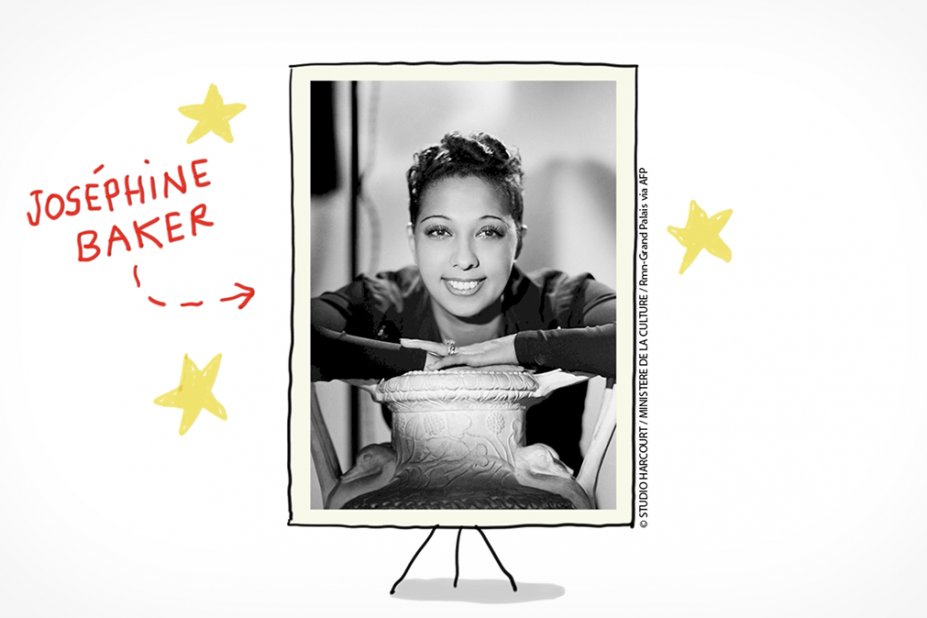 1jour1actu's tweet photo. 🎤 Il y a 50 ans, Joséphine Baker s’éteignait. Artiste, résistante, militante… elle a mené mille vies !

📽️ Découvrez son parcours en vidéo pour les enfants.

https://t.co/bbl4KJDV1k

#JoséphineBaker #1jour1actu #Éducation #Histoire https://t.co/ayEKNUn76f