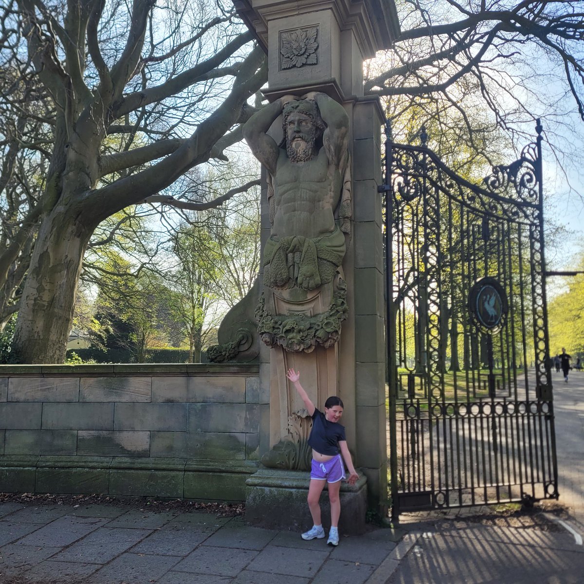 4.5 miles with olivia in 45 minutes.. not bad for an 8 year old, ran through the spectacular <a href="/CaldiesSaved/">Calderstones Park Forever</a>