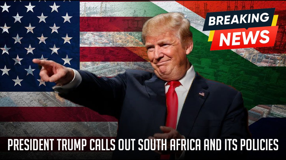 Donald Trump is doing what the Mainstream Media in South Africa is refusing to do... Report accurately on what is being said by senior politicians in South Africa.

Video Link: youtu.be/QgwnPf9RrzM