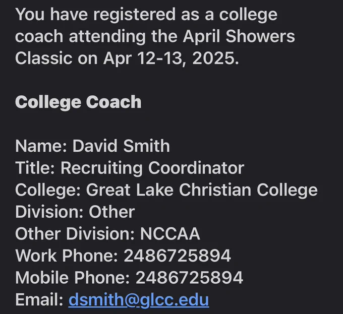 Image from Coach Dave Smith (@CoachDaveSmith1)
