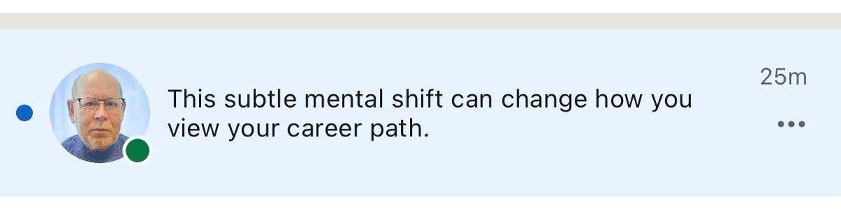 sometimes linkedin will just show you a guy