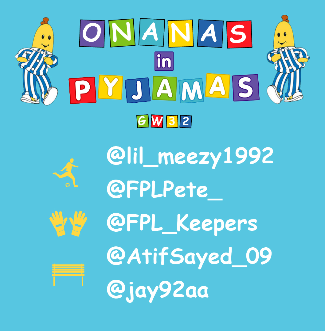 <a href="/OfficialSKLW/">Strikers Keepers Losers Weepers</a> Knockout Stage contintues!

With a comfy lead we enter our 2nd leg - sadly we can't Bench Boost in SKLW as <a href="/AtifSayed_09/">Atif Sayed</a> and <a href="/Jay92aa/">Jay Gordon</a> will probably haul 🚀

Our strikers are <a href="/lil_meezy1992/">FPL Captain Denis 🇺🇬</a> and <a href="/FPLPete_/">Pete Allaway</a> while <a href="/FPL_Keepers/">FPL Keepers</a> is our ... Keeper

BB active 

good luck 🍀