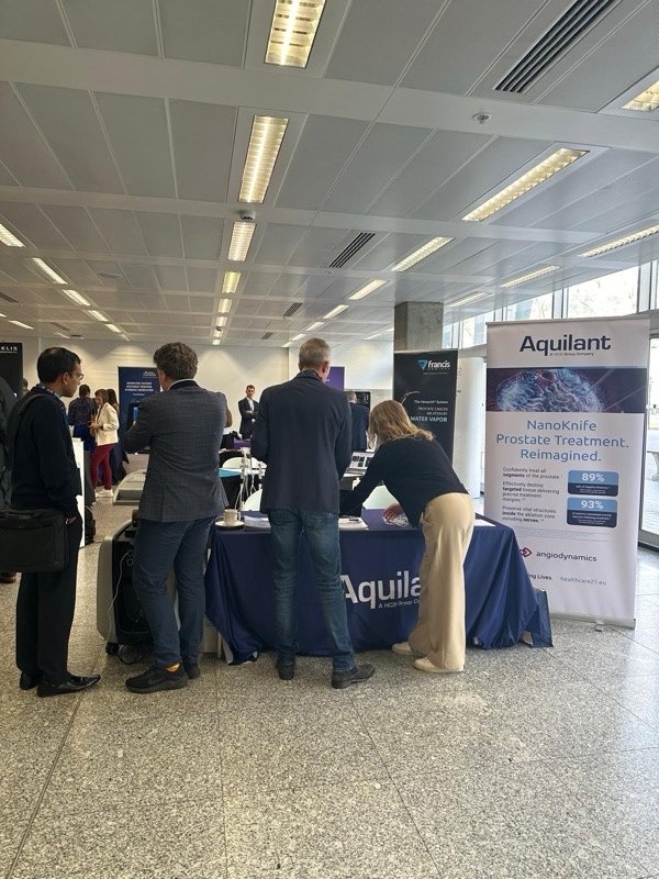 aquilanturology's tweet photo. We are back for day 2 of @IP_London and @FocalSociety Prostate Masterclass! Great to see a packed room for the hands-on session with Mr Alistair Grey discussing how to develop a service with #NanoKnife
Pop by the stand to learn more! #IPFTSmasterclass25 #IRE #ProstateCancer https://t.co/dnNyMafE9E