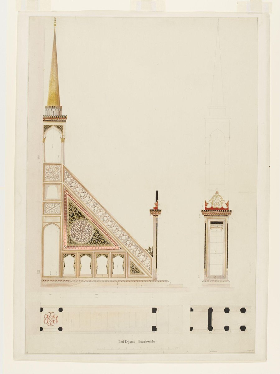 Owen Jones (1809-1874), Yeni Cami Minberi, Fatih