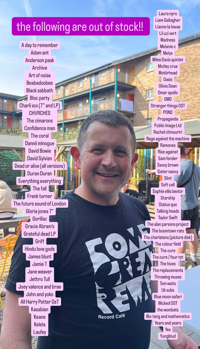 Happy #RSD25!!! Our queue has been processed and our records are now out for browsing! Come on down and have a boogie, DJs on from 12 and you’d be a fool to miss it 🎉