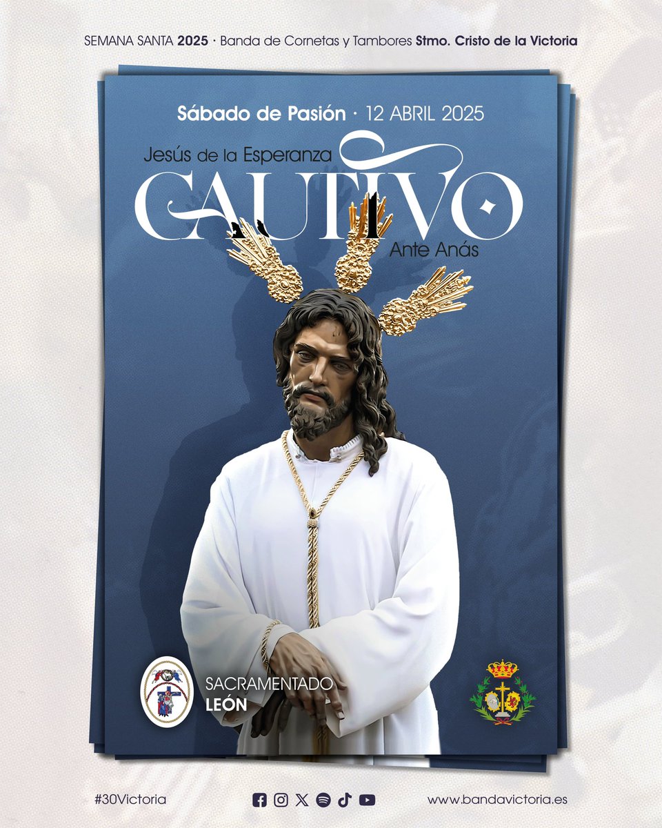 bctvictorialeon's tweet photo. ππΜππππ ππ πππππΜπ | LeΓ³n
Sacramental y Penitencial CofradΓa de Nuestro
Padre JesΓΊs Sacramentado y MarΓa SantΓsima de la Piedad, Amparo de los Leoneses.
@j_sacramentado
β° 18:00h
#30VICTORIA | #Vamosaganar ποΈ https://t.co/NA8slsqYSp