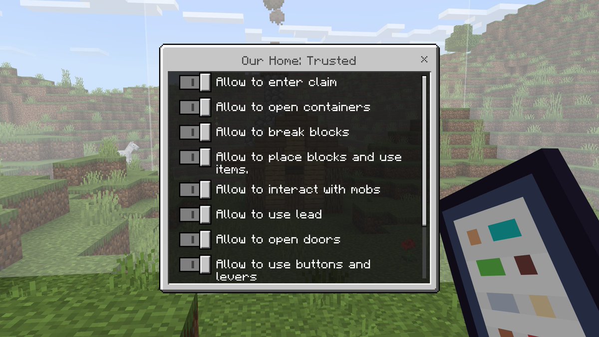 CubicalBV's tweet photo. Protect your bases with Land Claims! Now on the #minecraft marketplace😎 https://t.co/6ttrJpcLt6