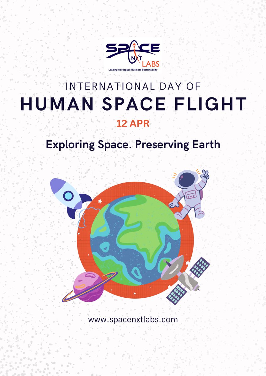 SpacenxtLabs's tweet photo. 𝐄𝐱𝐩𝐥𝐨𝐫𝐢𝐧𝐠 𝐬𝐩𝐚𝐜𝐞, 𝐩𝐫𝐞𝐬𝐞𝐫𝐯𝐢𝐧𝐠 𝐄𝐚𝐫𝐭𝐡.

#InternationalHumanSpaceflightDay #SpaceExploration #Sustainability #Innovation #FutureOfSpace #STEM #EarthFromSpace #SustainableTech #PreserveOurPlanet #ExplorationWithPurpose https://t.co/hPeHFMUozy