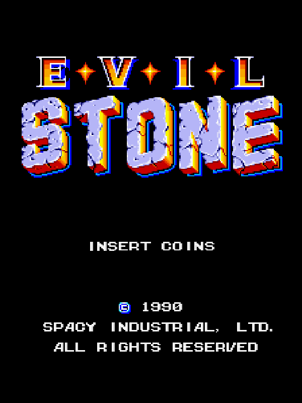 BuscandoElWarp's tweet image. El juego del día: #EvilStone (#Arcade)
Creador: #Spacy 1990
El tipo de jugabilidad de este juego está muy poco explotada, el héroe es enviado por los dioses para detener fuerzas del infierno, saltando entre rocas debes golpear a los enemigos y evitar que te empujen hacia el vacío
