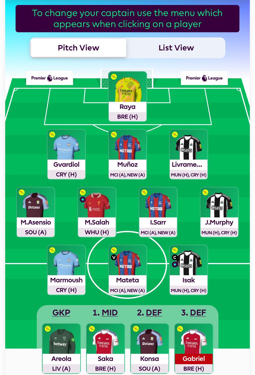 FPLScoccerCrazy's tweet photo. πin
#gw32
170k π
π§’Isak
Tranfers
Asensio β
Foden β
Good luck, everybody
#fpl #FPLCommunity #fplchat https://t.co/rV9GOjV0HE