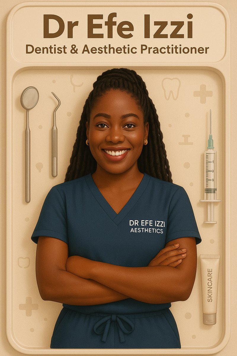 drefeizzi's tweet photo. Packaging looks a little different these days 😉✨ Dr. Efe Izzi — dentist &amp; aesthetic practitioner, at your service 🦷💉 Making smiles brighter and skin glow even brighter ✨ #DreamBig #DrEfeIzzi #Smile #Aesthetics #Dentistry #GlowUp #WomenInMedicine
Which do you prefer 1 or 2? https://t.co/18Y4o196Nh