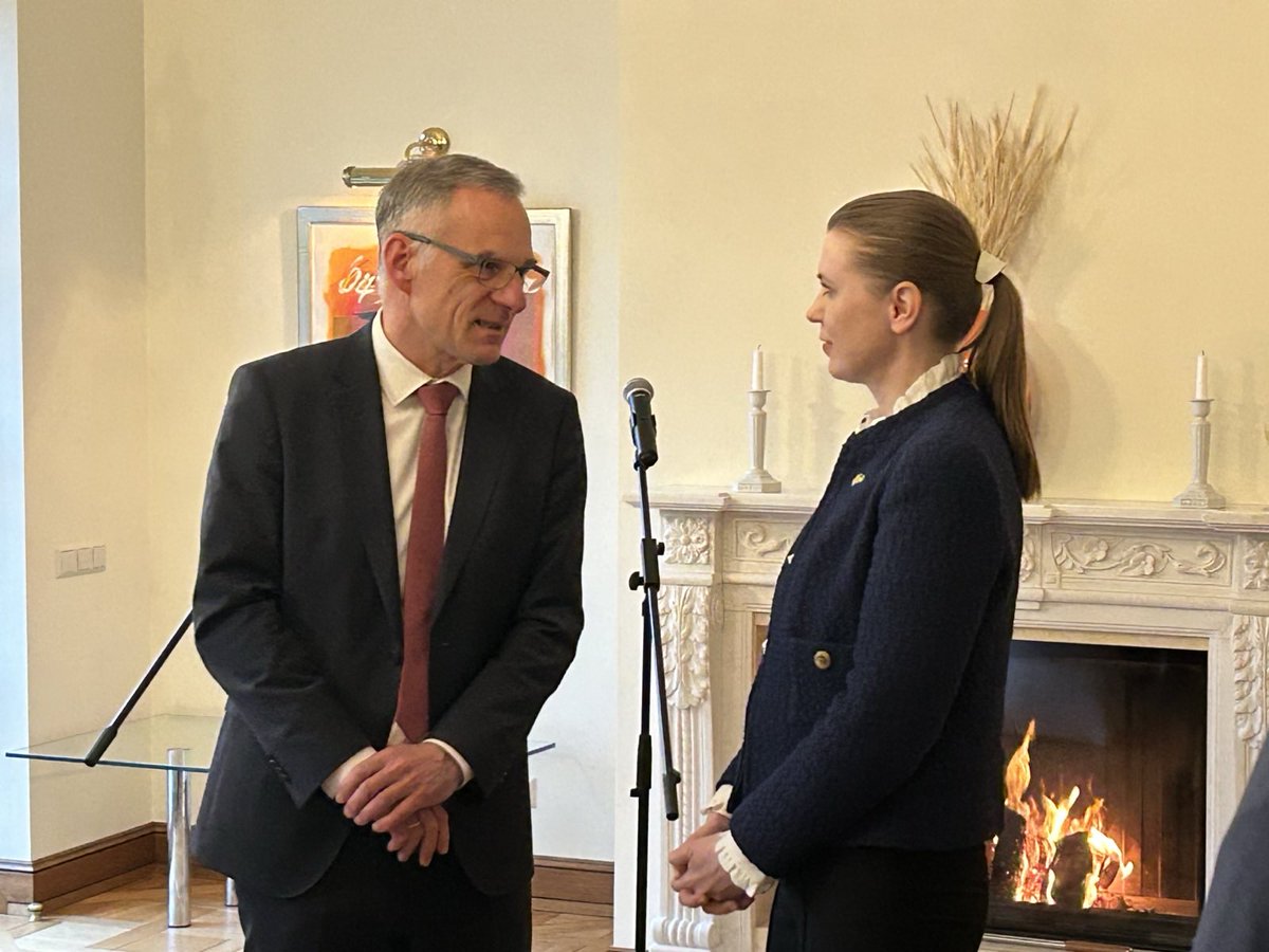 DSakaliene's tweet photo. Yesterday I welcomed #Bergedorf187 roundtable "Defending Peace: The Future of Deterrence and Resilience" in #Vilnius. What is needed to future-proof #EuropeanSecurity in an increasingly volatile world?

As country on the front line of #NATO, #Lithuania understands better than most the critical need to be prepared to defend peace. Not tomorrow, but today&even yesterday.

I thank Cornelius Zimmermann, DE Ambassador to Lithuania @GerAmbLT for the cooperation and wish @KoerberIP constructive and high-quality discussions.