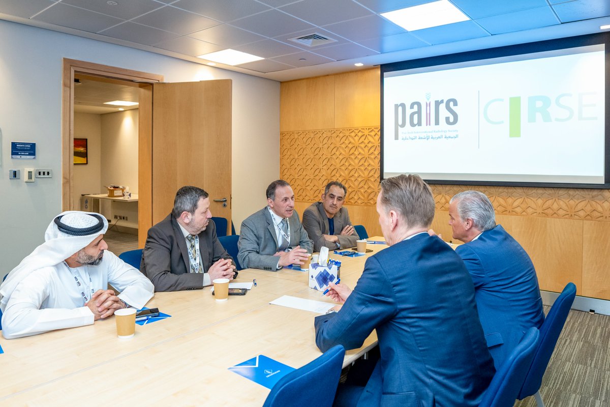 pairsmedia's tweet photo. 🌐Global collaboration on display at #PAIRS2025!  In a leadership meeting with the Cardiovascular and Interventional Radiological Society of Europe (CIRSE),
@cirsesociety experts shared techniques and insights to shape the future of IR.  #PAIRS2025 #CIRSE #GlobalIR #CMEAccredited https://t.co/IRSEkogrM0