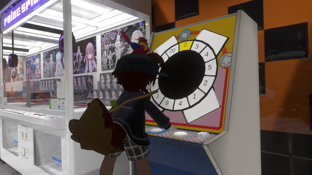 tom_vrchat's tweet photo. - ワールド探訪記 -
Prize Lounge
https://t.co/OmF7tDE6nr

本格的なクレーンゲームを楽しめるギミックの体験ワールド。挙動がすごくリアルで楽しい。オマケでジャンケンゲームもあったりする。 https://t.co/Rmush1vXLF