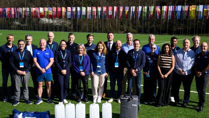 Katharina Grimm MD (@kgrimmsa) on Twitter photo FIFA Match Doctors are critical to player safety at World Cups. They implement the FIFA Medical Set Piece and assist team doctors in all their needs. Thank you for an outstanding Match Doctor Summit and your valuable contributions! <a href="/andy_massey/">Dr Andy Massey</a> <a href="/FIFAMedical/">FIFA Medical Network</a> FIFA Match Doctors are critical to player safety at World Cups. They implement the FIFA Medical Set Piece and assist team doctors in all their needs. Thank you for an outstanding Match Doctor Summit and your valuable contributions! <a href="/andy_massey/">Dr Andy Massey</a> <a href="/FIFAMedical/">FIFA Medical Network</a>