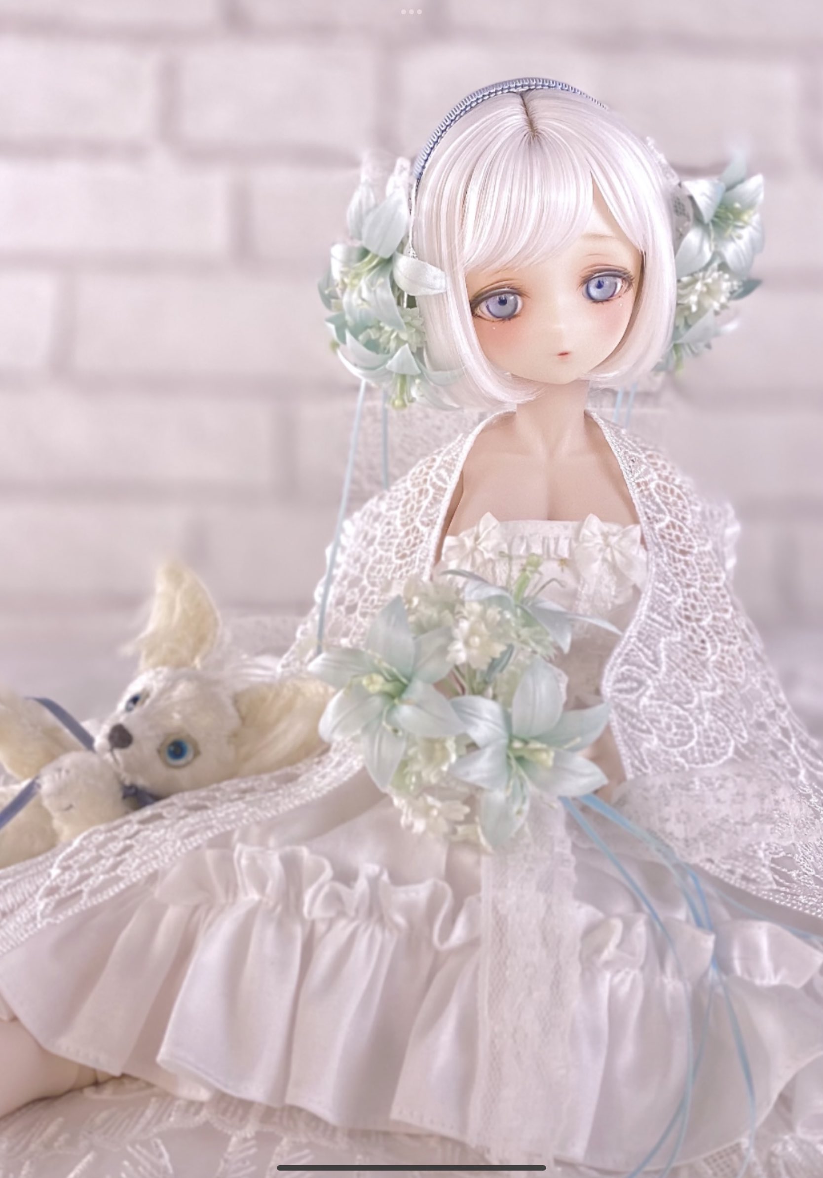 imoneko_doll やわらか一体型パーツ.胸パーツ.可動ハンドパーツ