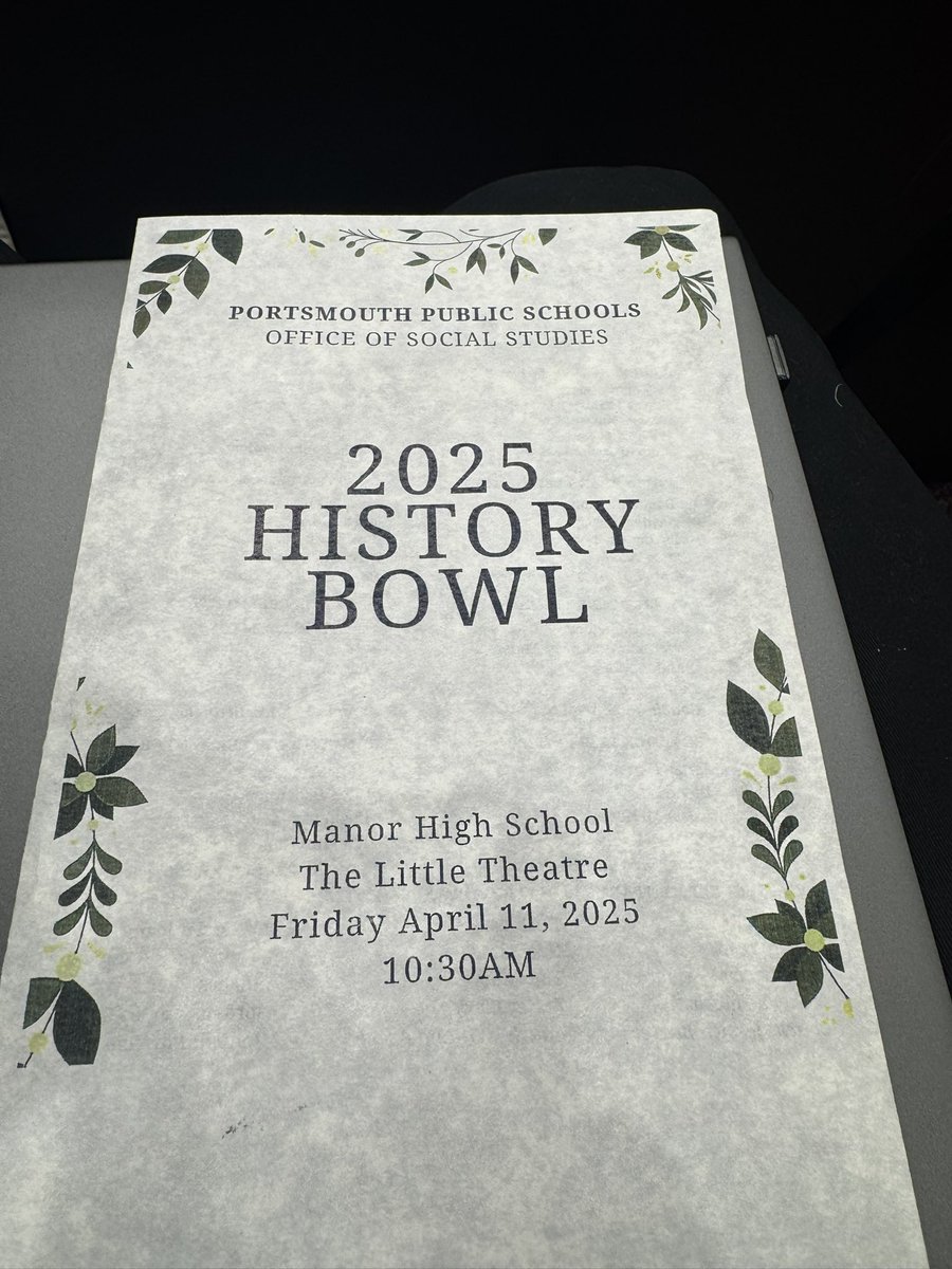 SLMillaci's tweet image. The renaissance of the @PortsVASchools History Bowl was a huge success yesterday! Congratulations to Cradock Elementary on their victory! Great job by the Social studies team led by @KarlaJakubowski. Special thanks to moderator @cardellpatillo who controlled the room expertly!