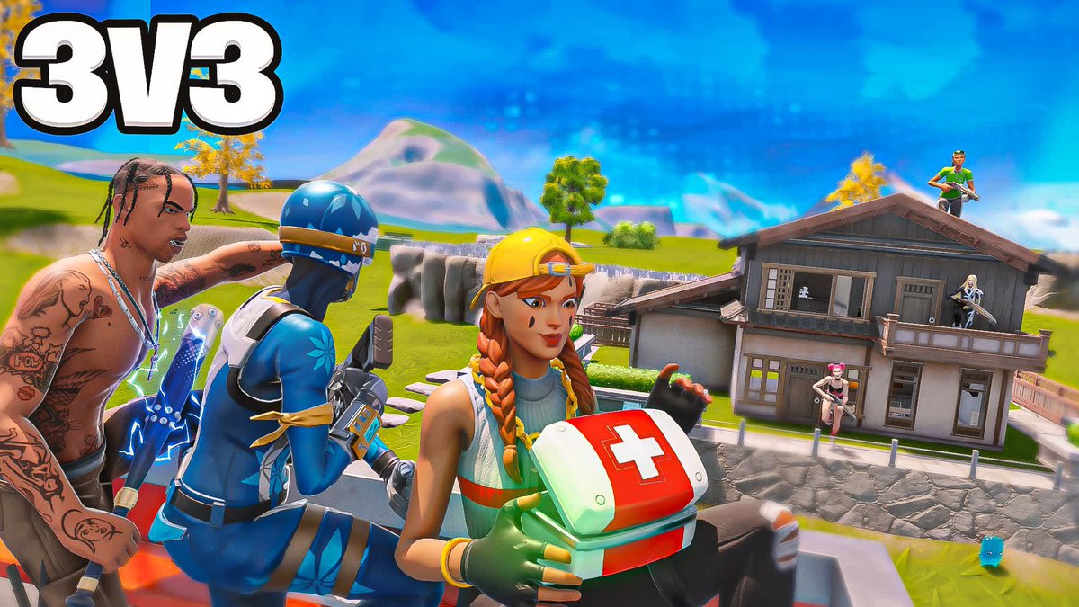 Nouvelle Map 3v3 sur la vrai map du chapitre 😍

C’est comme une realistic mais sur la vrai map ! C’est un banger je vous laisse la tester 

Chercher Dentoz sur Fortnite ou alors mettez ce code : 2757-0112-7575