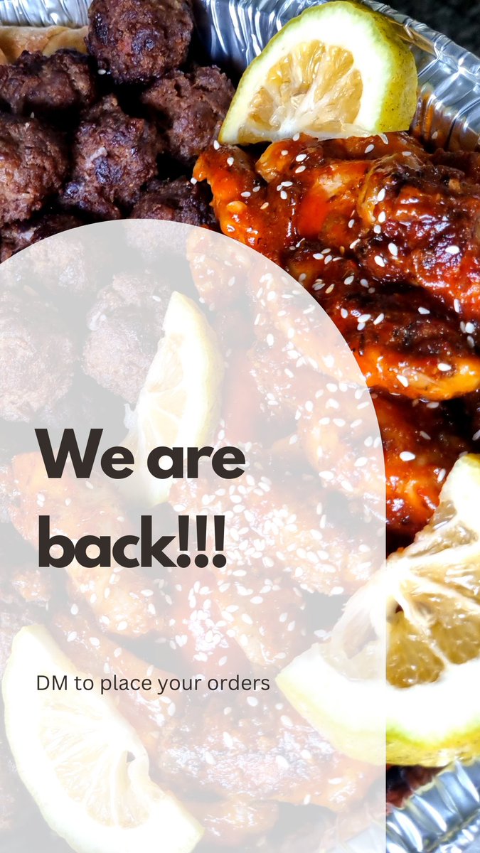 GrillBox_'s tweet photo. WE ARE BACK IN BUSINESS!!!
DM to place order.
#GRILLBOX
ππππππ https://t.co/p2r3A5lzGR