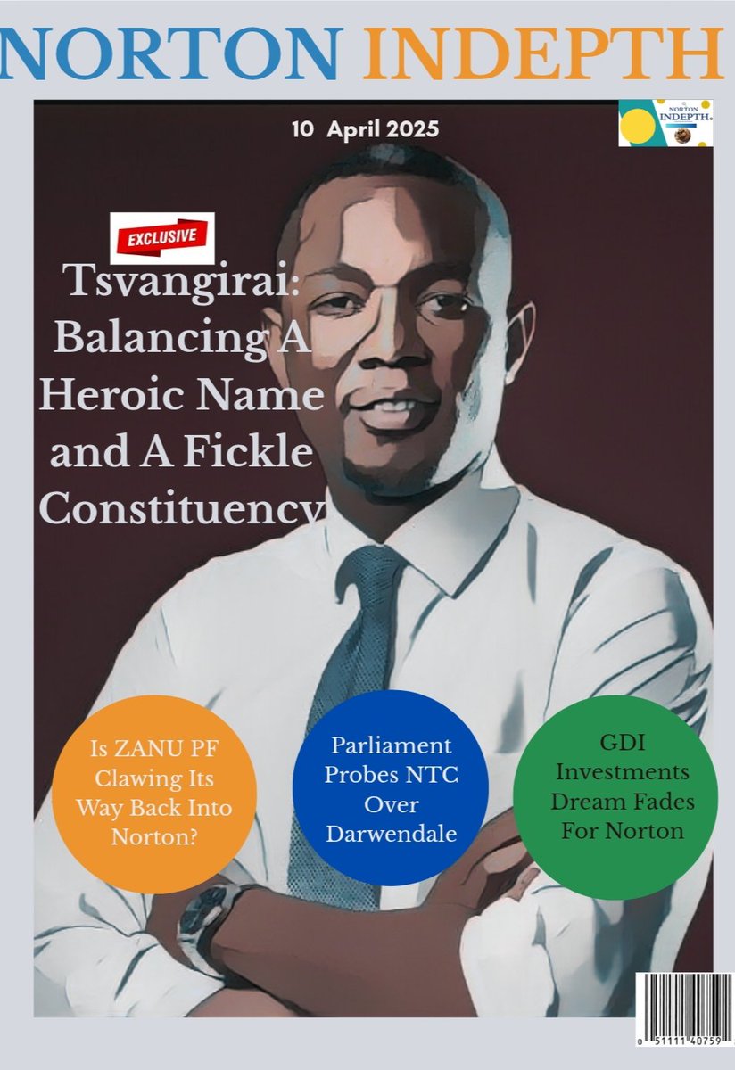 This Week's Edition
Norton MP finds himself with a battle in his hands satisfying the legacy of his name, meeting Norton's demands post-Mliswa&amp; making a name for himself as a young politician. Internal upheavals in CCC have not helped matters complicating his political future.