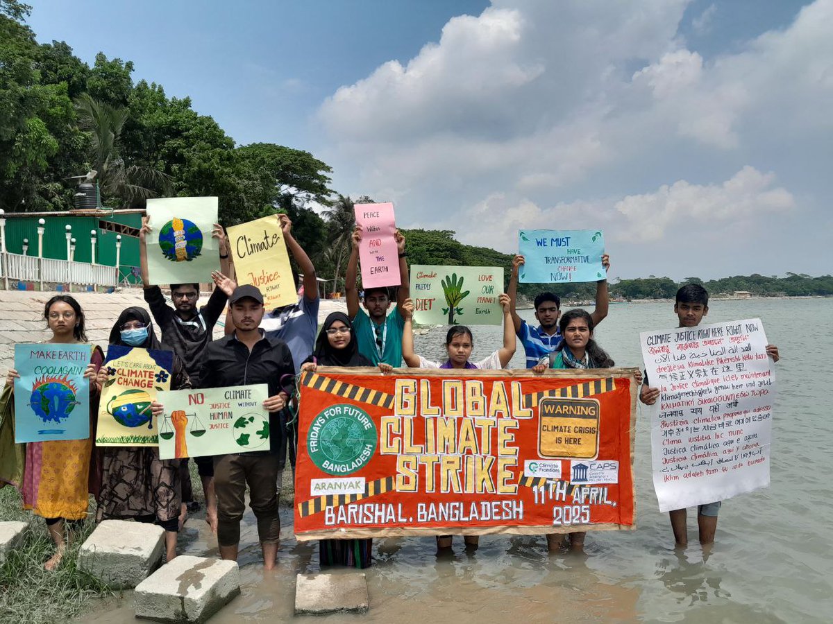 Global Climate Strike in Barishal 🔥 
<a href="/GretaThunberg/">Greta Thunberg</a>
#dontsellourfuture
#ClimateAction