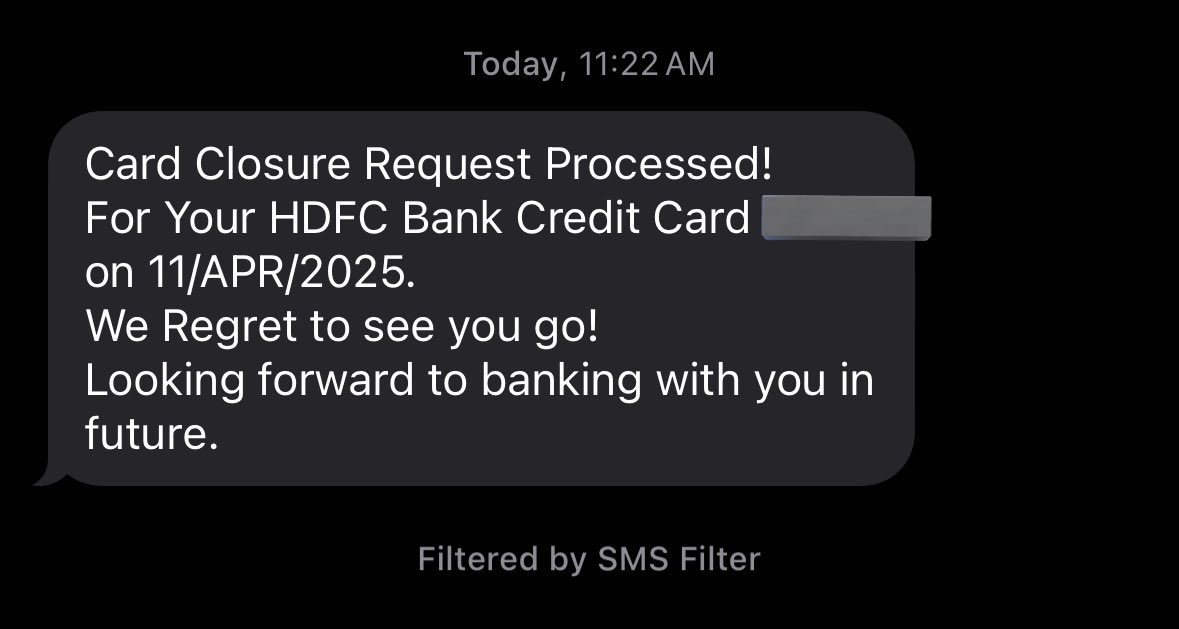 0xAkashY's tweet photo. @tata_neu Closed my @tata_neu Credit card. Thanks for the extremely pathetic service and customer support.
Bye bye forever 👋 https://t.co/1RedeoukC3