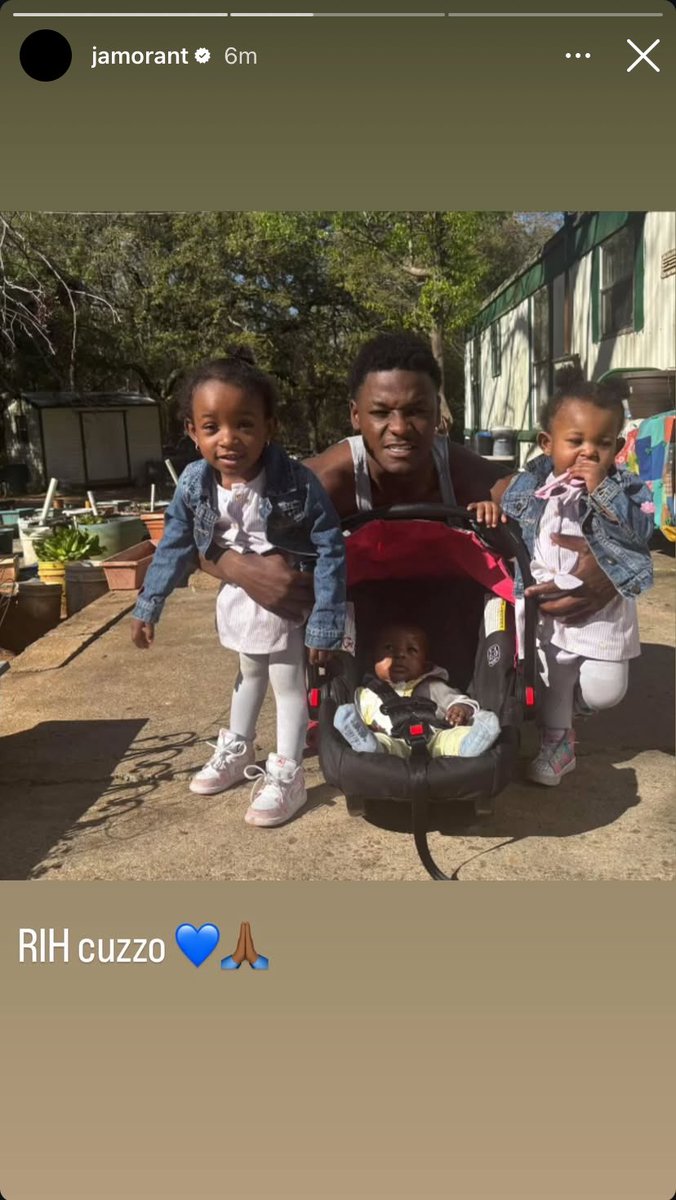 BIGMEM12's tweet photo. Ja Morant been going through it lately💔

Prayers out to him and his family #WeLoveYouJa❤️ https://t.co/6F3Swi02BL