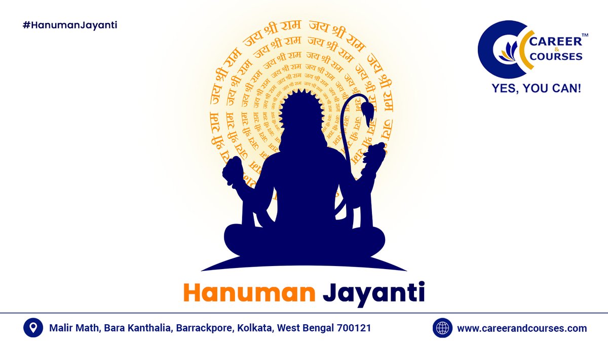 urcareercourses's tweet photo. Wishing everyone strength, wisdom, and courage on the divine occasion of Hanuman Jayanti. May Lord Hanuman bless you with success in every step. 🙏
#HanumanJayanti #Success #JaiHanuman https://t.co/B727iHUluZ