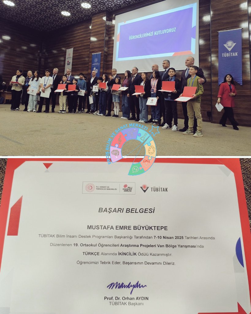 ErcisBilsem's tweet photo. 19.Tübitak Ortaokul Öğrencileri Araştırma Projeleri Van Bölge Yarışması'nda, Sınıf Öğretmenimiz Veysel DOKUMACI danışmanlığında sevgili öğrencimiz Mustafa Emre BÜYÜKTEPE'nin hazırladığı "Erciş Ağzı Sözlüğü" isimli proje Türkçe alanında Bölge https://t.co/pzjKwFLy29 olmuştur👏🎉🥈 https://t.co/5wXOWJvUB4