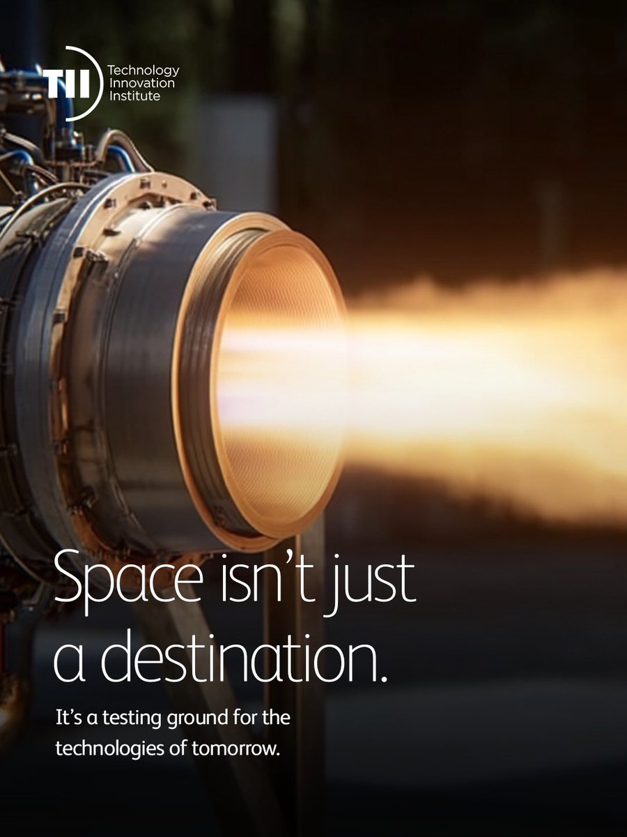 TIIuae's tweet photo. Since leaving Earth, human spaceflight hasn’t stood still—nor has the tech behind it. This #HumanSpaceFlight Day, we spotlight breakthroughs like #HybridRockets & #HallEffectThrusters. #TII is pushing the UAE to the frontier of #SpaceInnovation.
#UAEInSpace #TechInSpace https://t.co/XwMjaE5Ytb