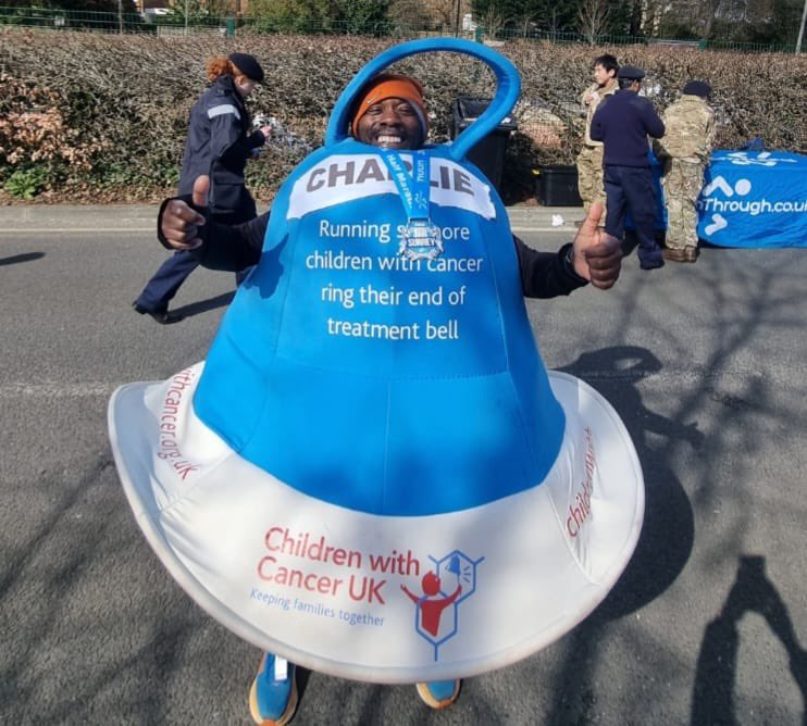 mattwang22's tweet photo. Ding Dong 🔔 Looking forward to cheering on @MOVEcharity friend Charlie at the @LondonMarathon he’s supporting @CwC_UK &amp; taking part after his own prostate cancer diagnosis - https://t.co/1B9ljLh9kH https://t.co/vDBR8IgXOO