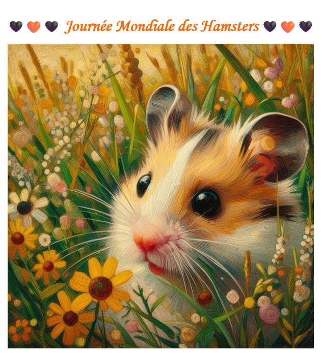 vw_auteure's tweet photo. 🧡 Journée Mondiale des Hamsters
#hamster #rongeur #animaux #animaldomestique
https://t.co/w8znhZWwAQ https://t.co/dkSrZxjzGV