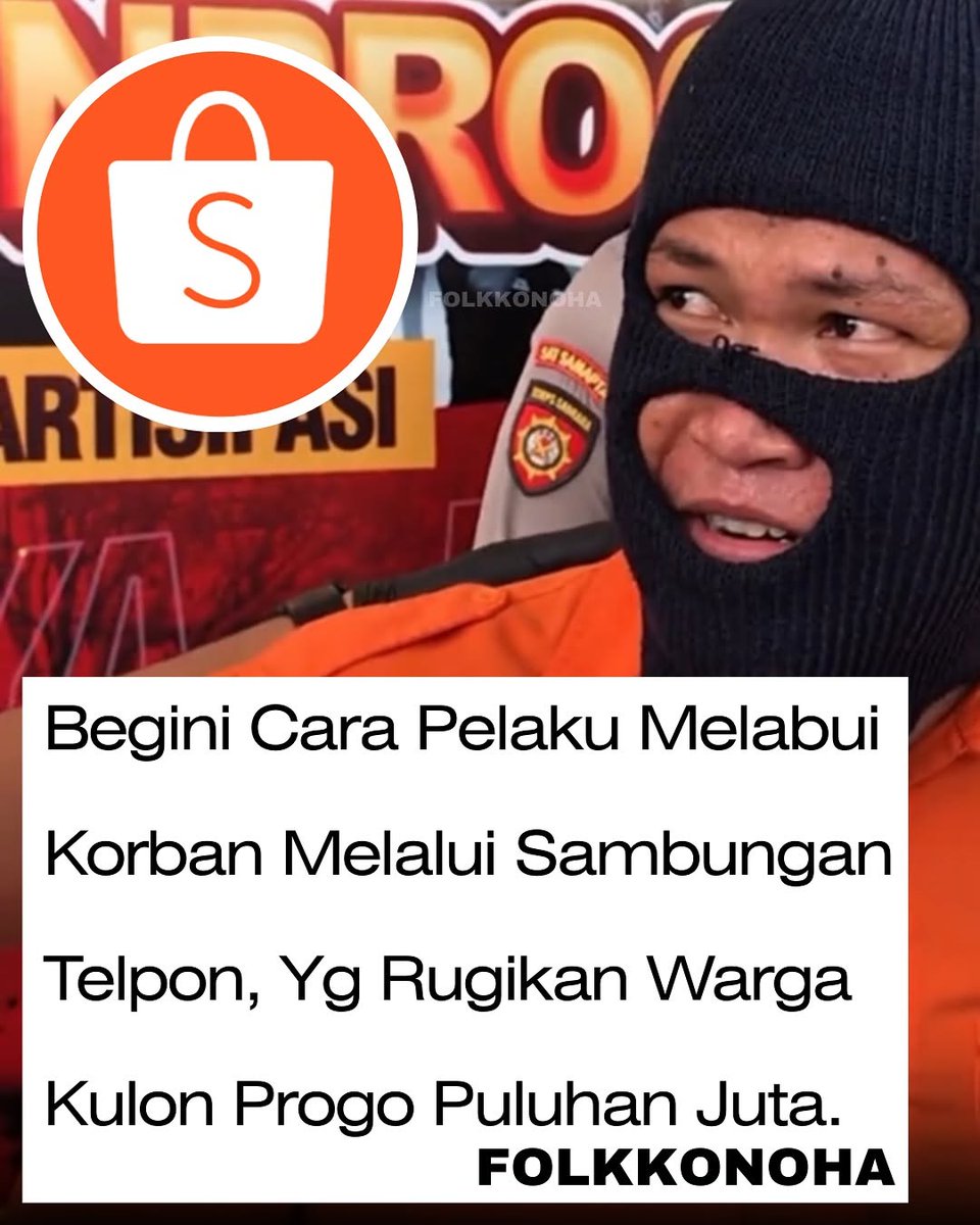 Hati-hati der, ngaku CS dari Shopee, nyatanya melakukan penipuan hingga puluhan juta!!😱

Netizen: "karyawan resmi itu... Udah pake baju shopee kok"😭👊