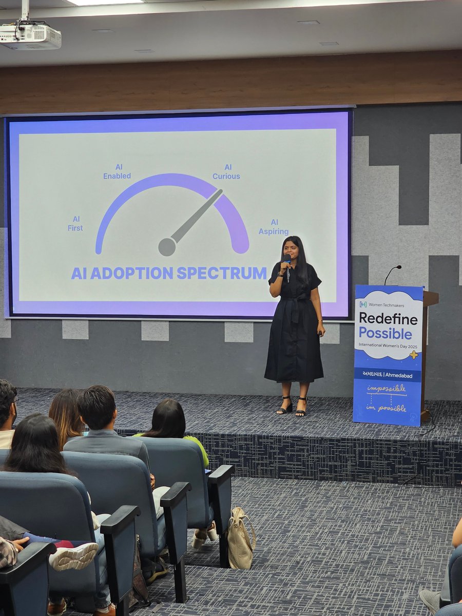 Google Developers Group Ahmedabad (@gdgahmedabad) on Twitter photo 💡 "AI isn’t replacing leaders—it’s empowering them." – <a href="/KhushbuDoshi6/">Khushbu Doshi</a>
Her session "Breaking Barriers" is diving into:
✔️ AI’s role in scaling businesses
✔️ Leading high-impact teams
✔️ Turning innovation into real growth
What’s your biggest takeaway so far? 👇 #WTMIWD 💡 "AI isn’t replacing leaders—it’s empowering them." – <a href="/KhushbuDoshi6/">Khushbu Doshi</a>
Her session "Breaking Barriers" is diving into:
✔️ AI’s role in scaling businesses
✔️ Leading high-impact teams
✔️ Turning innovation into real growth
What’s your biggest takeaway so far? 👇 #WTMIWD