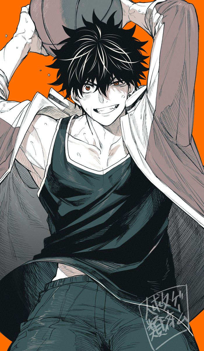 過去描いたタンクトップ主人公もついでに見ていってくれ 」|綱宗