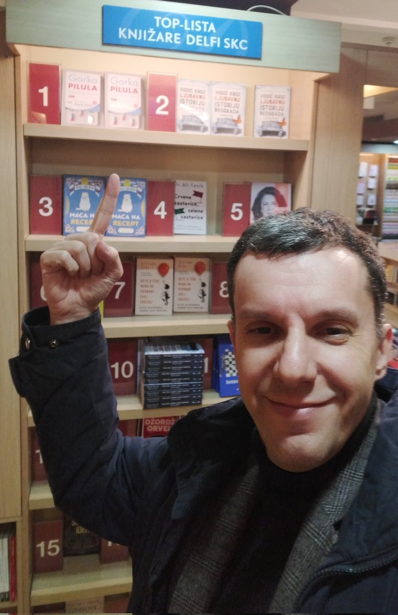 Pavle Zelic (@pavlezelic) on Twitter photo Do pre neku nedelju je "Gorka pilula" bila No. 1. po prodaji u legendarnoj Delfi knjižari u Studentskom kulturnom centru Beograda. 
I opet će biti! 🙏💪🤓
 laguna.rs/n6521_knjiga_g… Do pre neku nedelju je "Gorka pilula" bila No. 1. po prodaji u legendarnoj Delfi knjižari u Studentskom kulturnom centru Beograda. 
I opet će biti! 🙏💪🤓
 laguna.rs/n6521_knjiga_g…