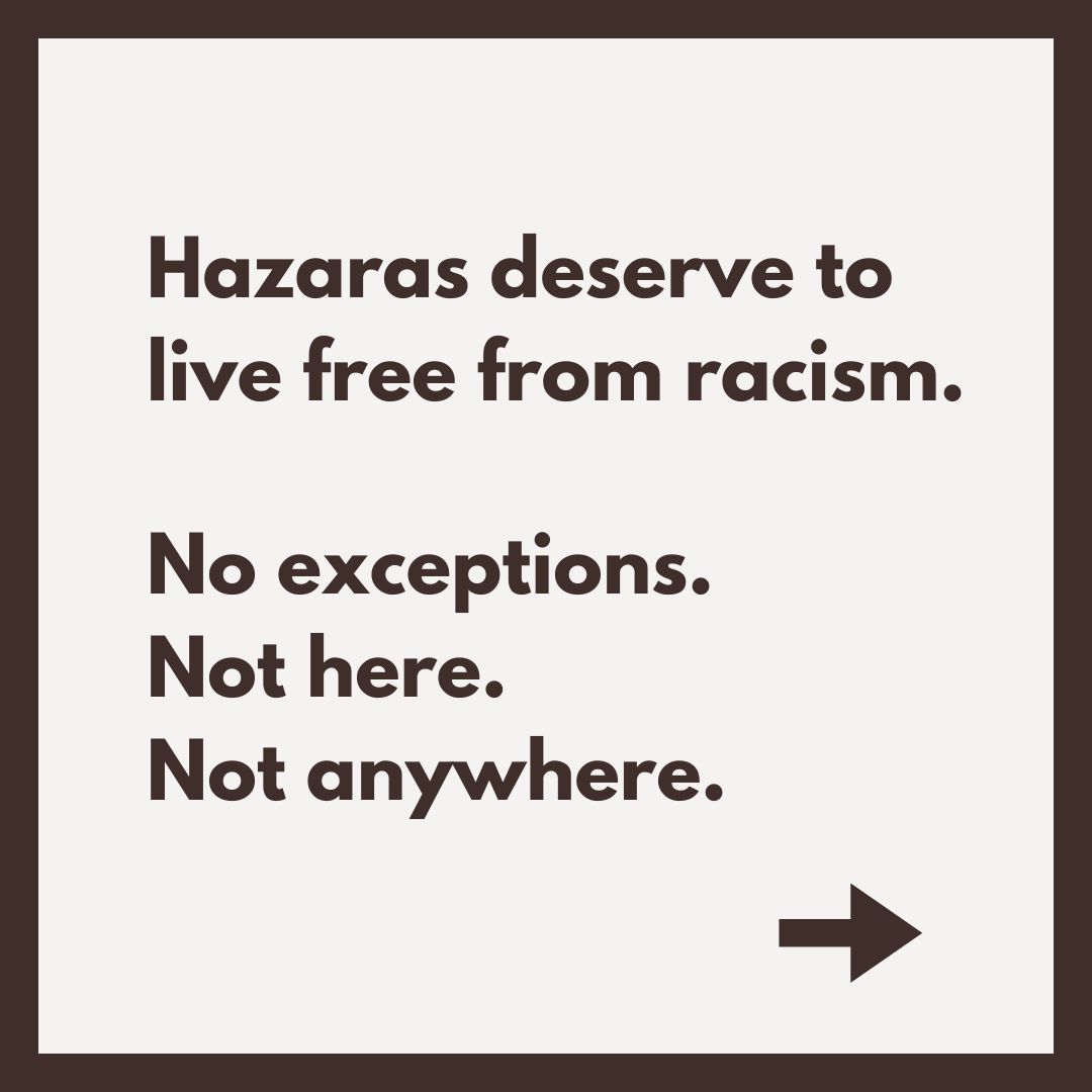 Hazaras deserve to live free from racism. No exceptions. Not here. Not anywhere.

Zahid Safi, Liberal Party candidate for Bruce, co-authored a submission filled with racist tropes about Hazara people. The electorate of Bruce has one of the biggest Hazara population in Australia.