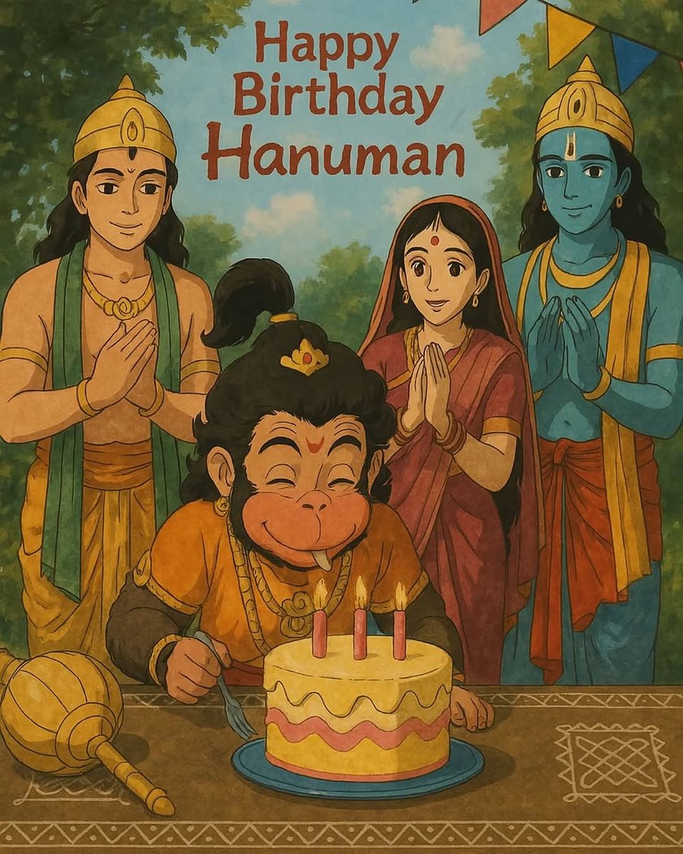 Geetashloks's tweet photo. Shubh Hanuman janmotsav 🎂 https://t.co/2ugj8T4i9o