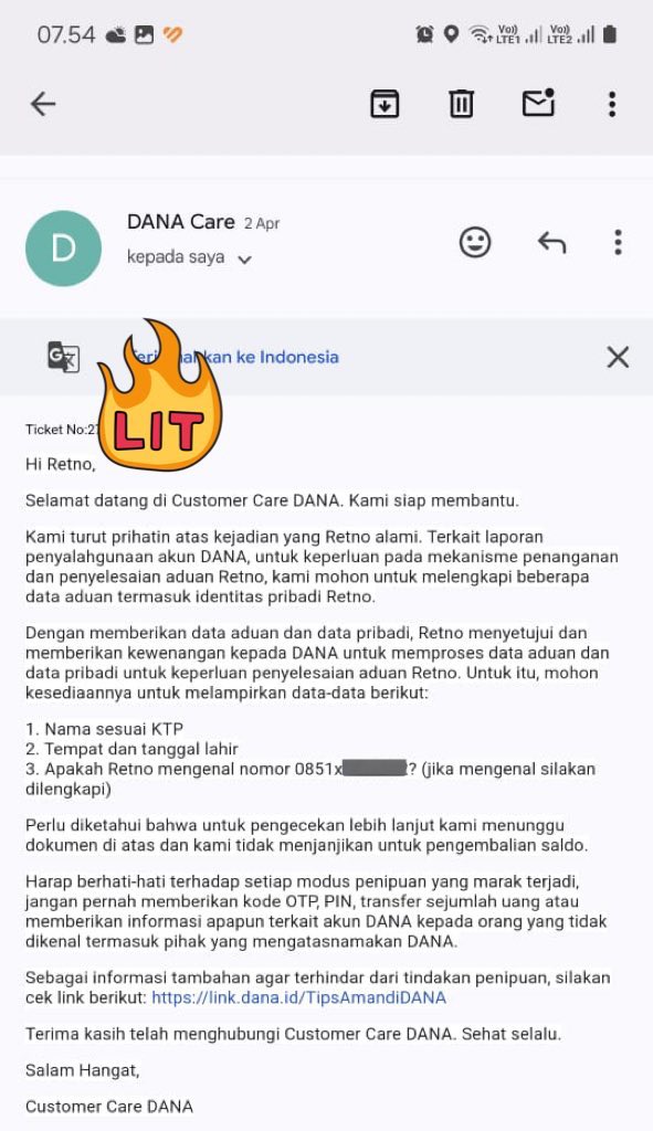 frisskadizzy's tweet photo. @danawallet SALDO di DANA 29JT lebih dan tiba2 GAK BISA LOGIN😩😩
udah bikin laporan dari tanggal 26 Mar 2025 sampe sekarang 12 April belum ada kepastian. Udah lewat dari estimasi tapi tidak ada follow up tindaklanjut pihak dana sama sekali.
tolong donk @ojkindonesia @kemkomdigi https://t.co/7eLJrFEM6S