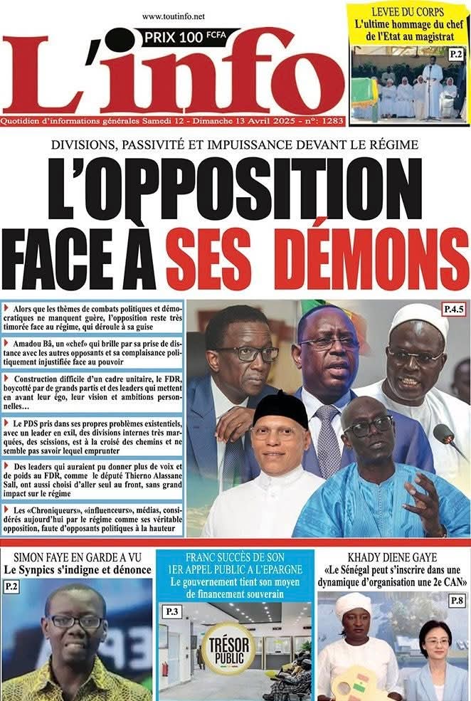 Mo_Njaay's tweet photo. #Dakar,#WalfQuotidien,#SourceA,#LinfoSn,#RecordSn https://t.co/f1tW3HoLGx