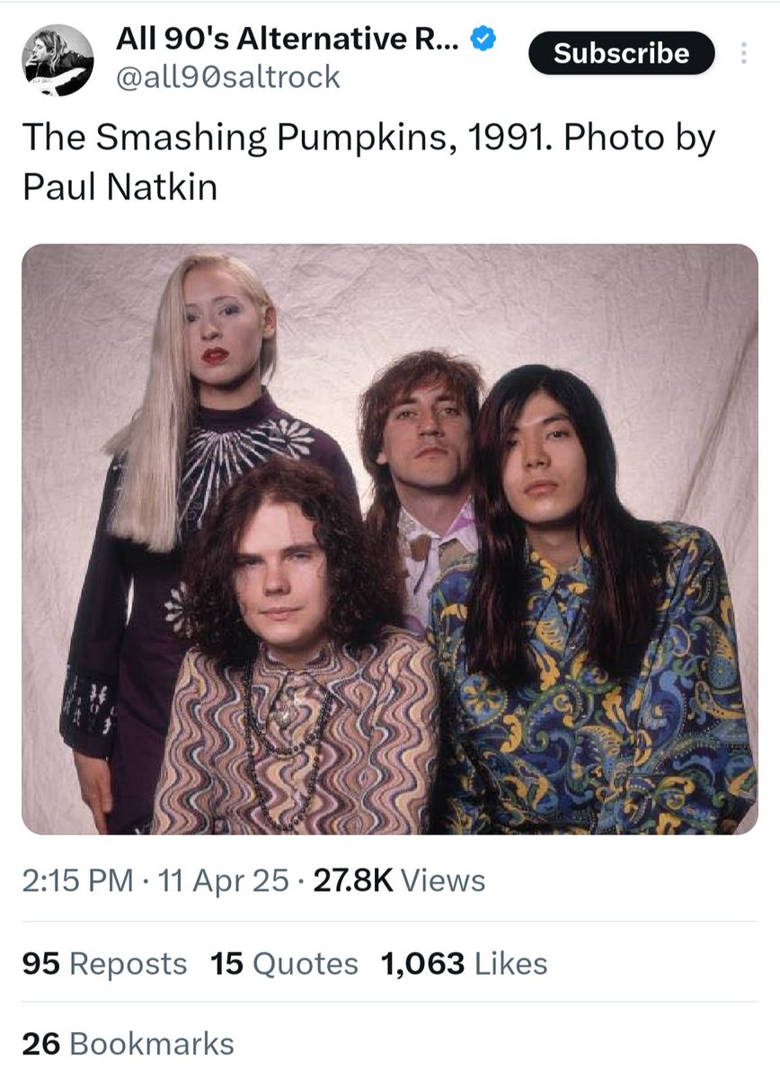 HeManWomanHated's tweet photo. @BrittanyXVenti Wait you were in Smashing Pumpkins? https://t.co/QI3jzUneYa