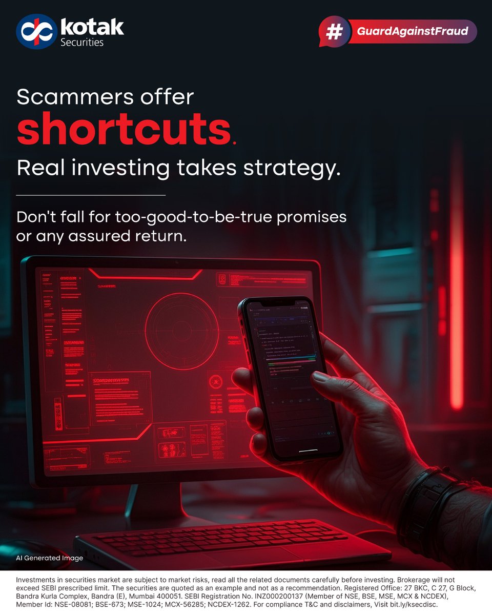 Quick gains and guaranteed profits? Sounds tempting, but that’s exactly how scammers reel you in. Real investing isn’t about shortcuts, it’s about knowledge, strategy, and patience. 

If an offer feels effortless and risk-free, it’s time to step back and rethink. Stay smart, stay