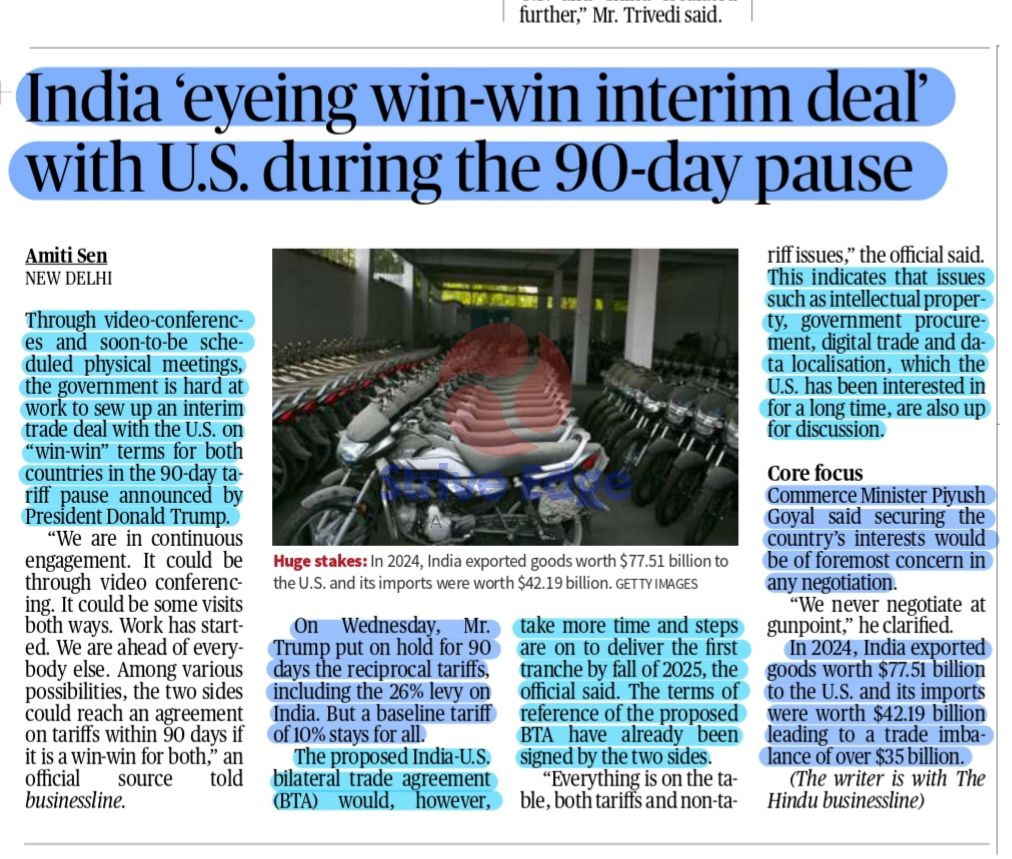 striveedgeias's tweet photo. #TradeDeal #IndiaUSRelations #BilateralTrade #TariffPause #PoliticalAlliance #TNElections2026 #AIADMKBJP #NDA #HigherEducation #NEP2020 #MultidisciplinaryLearning #GenderEquality #ClimateChange #WomenEmpowerment https://t.co/VqbhyahQRX