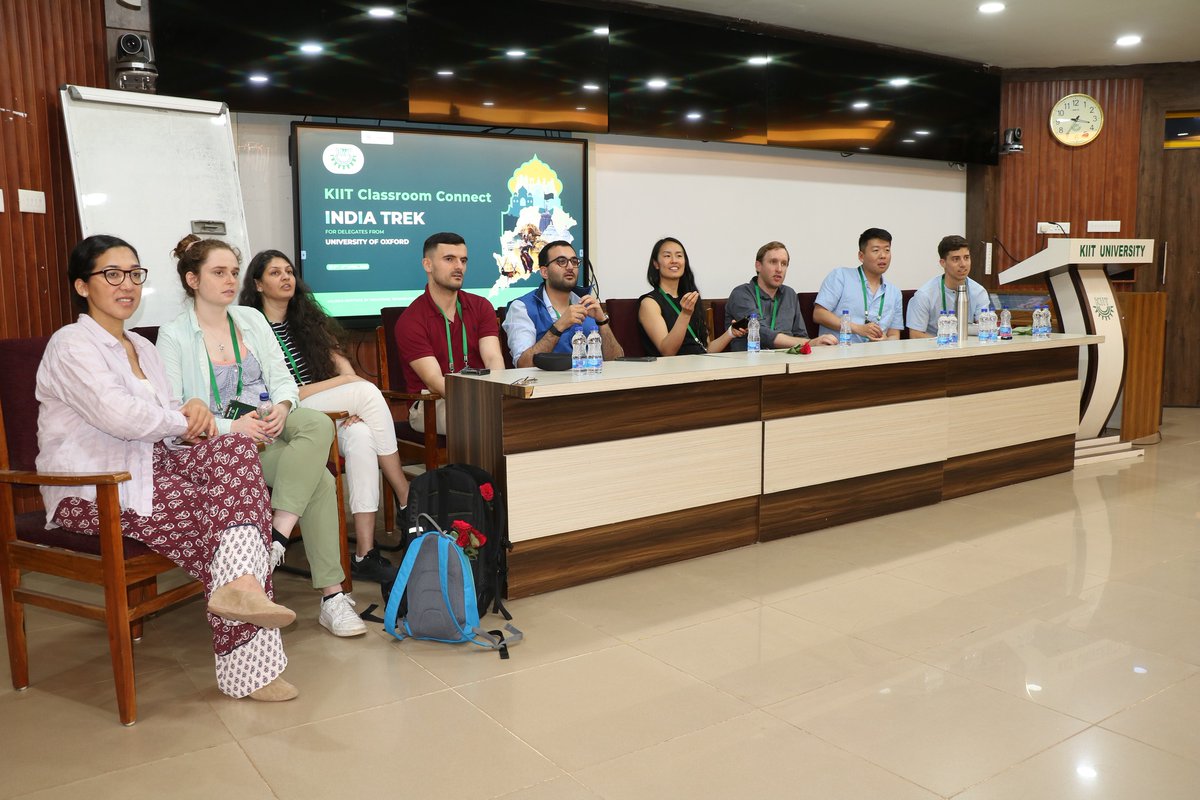 ksombbsr's tweet photo. KSOM hosted a panel discussion on April 10, 2025, for MBA students, featuring nine mid-career professionals who recounted their inspiring journeys through #IndiaTrek. The event encouraged discussions and enabled international networking with the University of Oxford Said Business School. The primary theme was "Exploring Career Prospects in B-Schools: Unlocking Opportunities & Outlook," which explored future-oriented career trajectories.
Prof. Kumar Mohanty, the Director of KSOM, and Prof. Arvind Tripathy, the Dean of KSOM, held a discussion on the theme. Prof. Shikta Singh, an Associate Professor at KSOM, facilitated the session.
This initiative provided our students with global insights, expanded their networks, and inspired them to pursue greater ambitions, envisioning future opportunities at prestigious institutions such as Oxford!
#ksombbsr #OxfordMeetsKIIT #BusinessEducation #Leadership #kiit @mkumar68805115