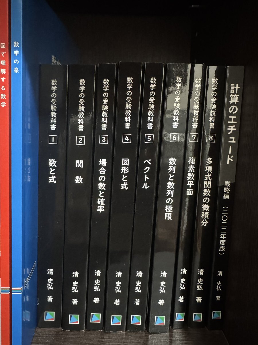清先生@f_sei から 数学の受験教科書8 多項式関数の微積分 をいただき