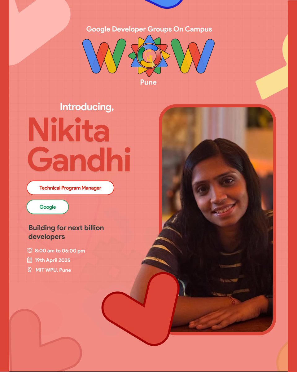 GDGoC WoW x GDGoC Pune tweet media